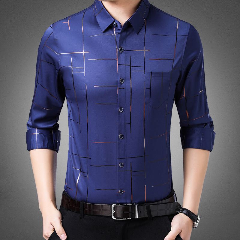 👔 SIEMPRE IMPECABLE | Camisa Antiarrugas para Hombre -50%