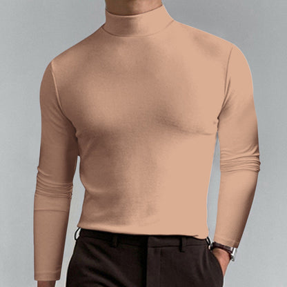 🔥¡60% de descuento! Camiseta de cuello alto Ultimate Comfort para hombre: elástica, transpirable y ajustada, ideal para el gimnasio y uso diario.