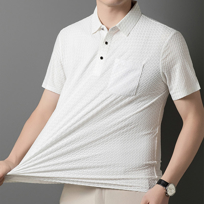 🎉Camisa de manga corta texturizada para hombre🎉- Compre 2 Envío gratis