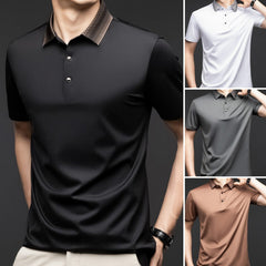 ✨Nueva llegada, gran oferta✨Polo con botones de algodón mercerizado de alta calidad para hombre