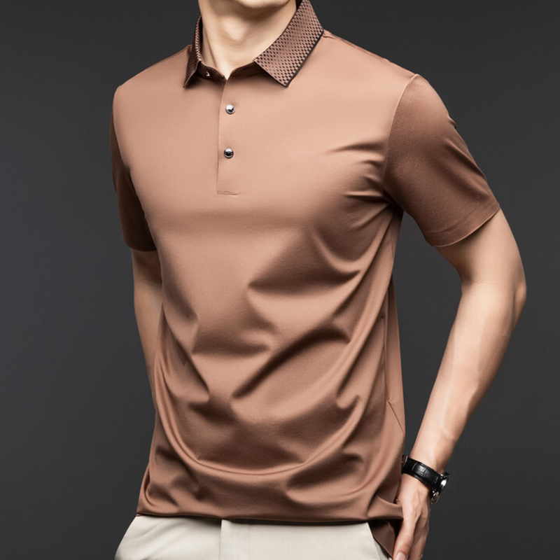 ✨Nueva llegada, gran oferta✨Polo con botones de algodón mercerizado de alta calidad para hombre