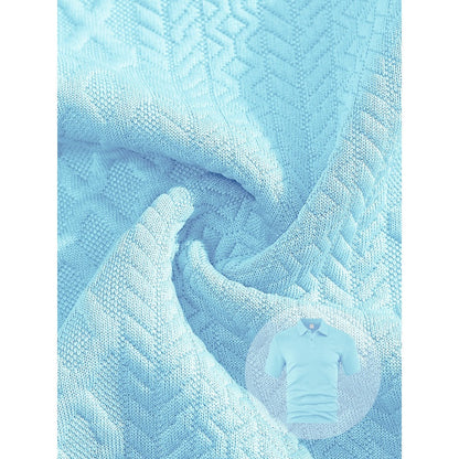 👕 Conjunto de 2 Piezas para Hombre – Jacquard Transpirable, Cuello Polo y Shorts con Cordón, Ideal para el Verano Casual ☀️🌿