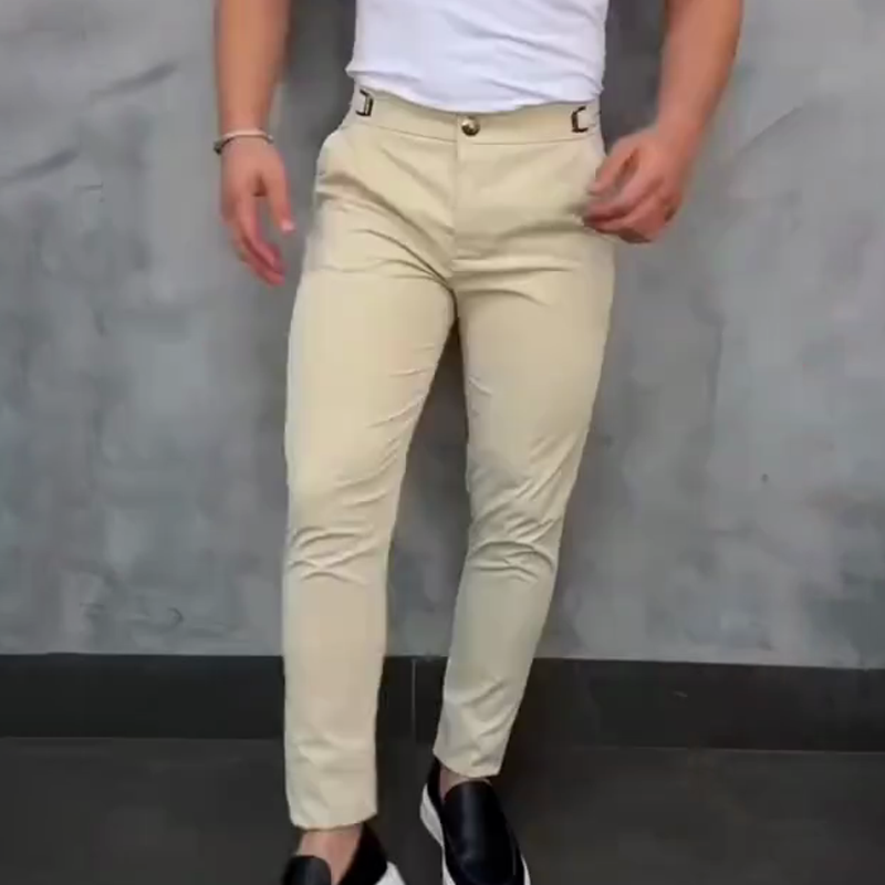 ⏳Pantalones especiales⏰ajustados elásticos para hombre por tiempo limitado【Alta elasticidad, máxima comodidad y transpirabilidad】