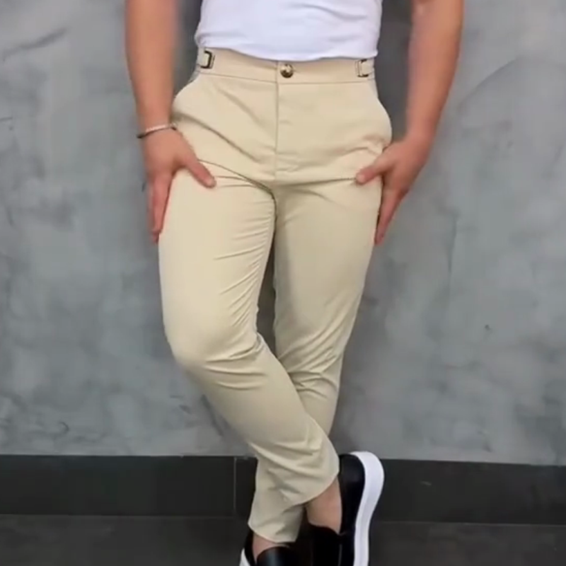 ⏳Pantalones especiales⏰ajustados elásticos para hombre por tiempo limitado【Alta elasticidad, máxima comodidad y transpirabilidad】