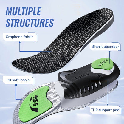 👟Plantillas Amortiguadoras Unisex - Alivio para Pies Cansados, Ideales para Deporte y Uso Diario 🏃‍♂️🏃‍♀️