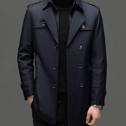 🧥 ELEGANCIA QUE SE ADAPTA AL CLIMA | Gabardina para Hombre con Forro Desmontable -50%