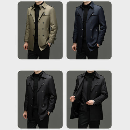 🧥 ELEGANCIA QUE SE ADAPTA AL CLIMA | Gabardina para Hombre con Forro Desmontable -50%