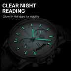 Reloj para Hombre de Cuarzo 42 mm con Manecillas Luminosas