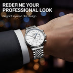 Reloj para Hombre de Cuarzo 42 mm con Manecillas Luminosas