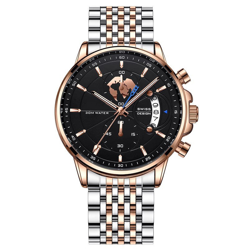 Reloj para Hombre de Cuarzo 42 mm con Manecillas Luminosas
