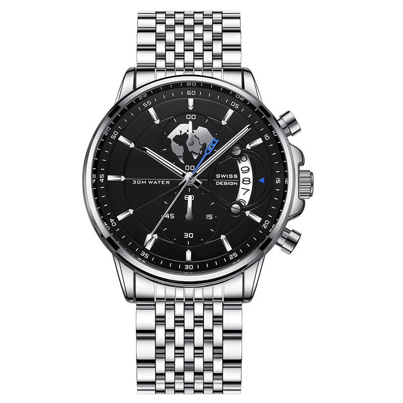 Reloj para Hombre de Cuarzo 42 mm con Manecillas Luminosas