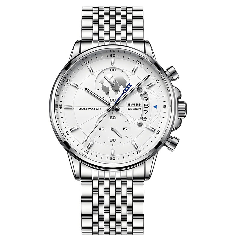 Reloj para Hombre de Cuarzo 42 mm con Manecillas Luminosas