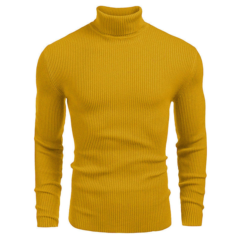 🍂 OFERTA DE TEMPORADA · -50% | Suéter de Cuello Alto para Hombre
