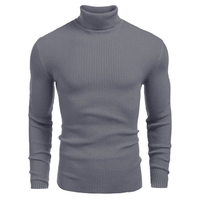 🍂 OFERTA DE TEMPORADA · -50% | Suéter de Cuello Alto para Hombre