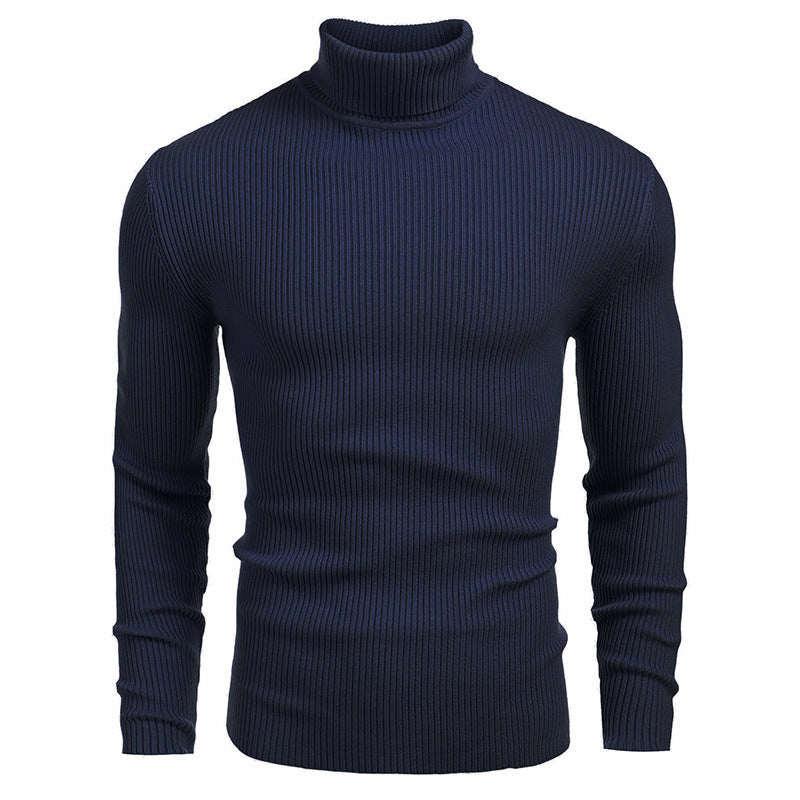 🍂 OFERTA DE TEMPORADA · -50% | Suéter de Cuello Alto para Hombre