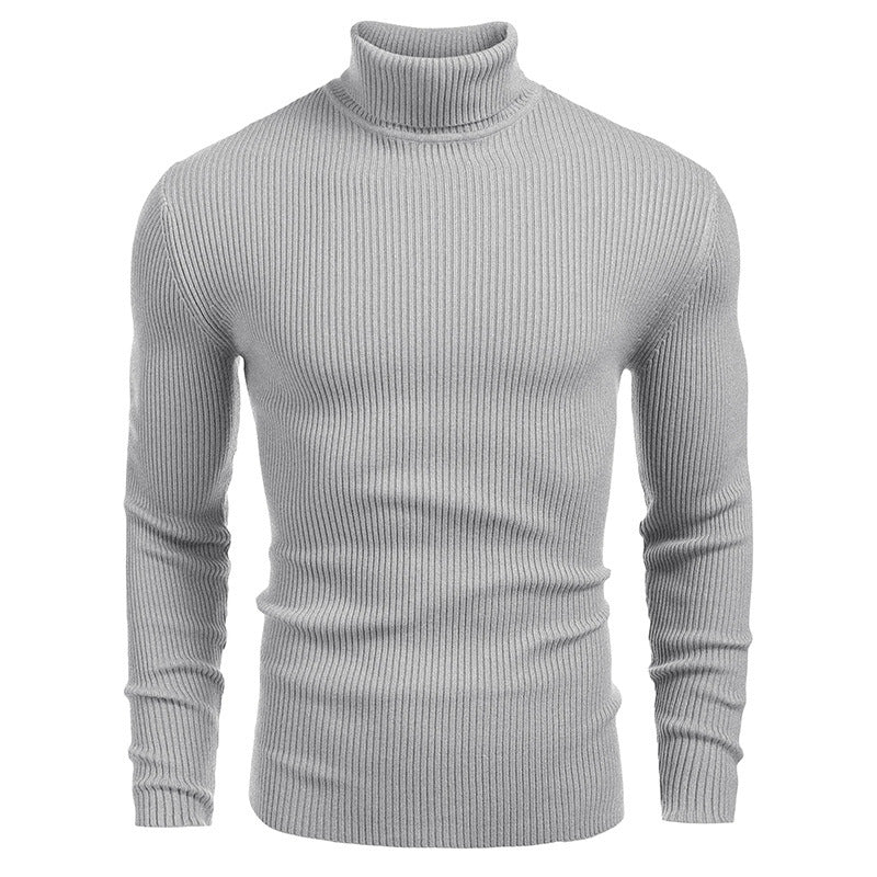 🍂 OFERTA DE TEMPORADA · -50% | Suéter de Cuello Alto para Hombre