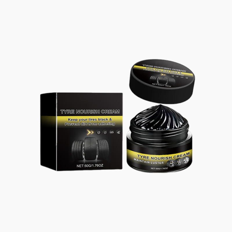 ✨ Cera para neumáticos: restaura el brillo negro, bloquea los rayos UV y repele la suciedad. ¡Fácil y rápido!