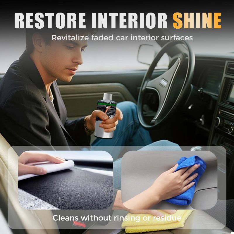 🔥Pulidor de interiores de coche con brillo y protección instantáneos🚗