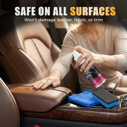 🔥Pulidor de interiores de coche con brillo y protección instantáneos🚗