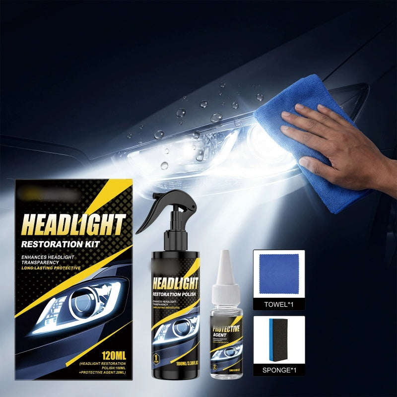 🚗Oferta caliente -50% de descuento🚗 Kit profesional para pulir y sellar faros
