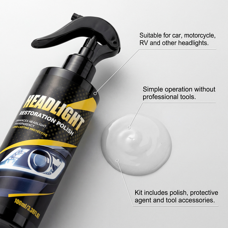 🚗Oferta caliente -50% de descuento🚗 Kit profesional para pulir y sellar faros