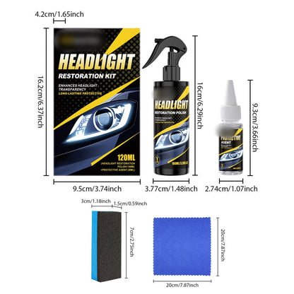 🚗Oferta caliente -50% de descuento🚗 Kit profesional para pulir y sellar faros