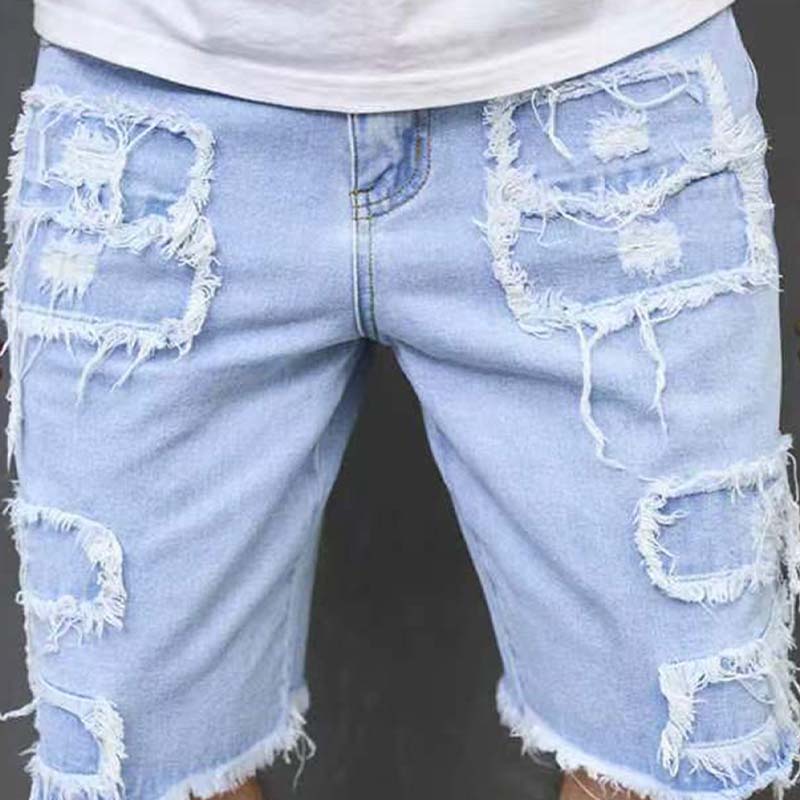 ⏰🔥 ¡Oferta Limitada 50% OFF! 🩳 Shorts Vaqueros Rotos para Hombre – Estilo Urbano y Comodidad de Verano 🌞✨