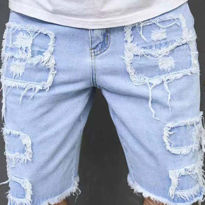 ⏰🔥 ¡Oferta Limitada 50% OFF! 🩳 Shorts Vaqueros Rotos para Hombre – Estilo Urbano y Comodidad de Verano 🌞✨