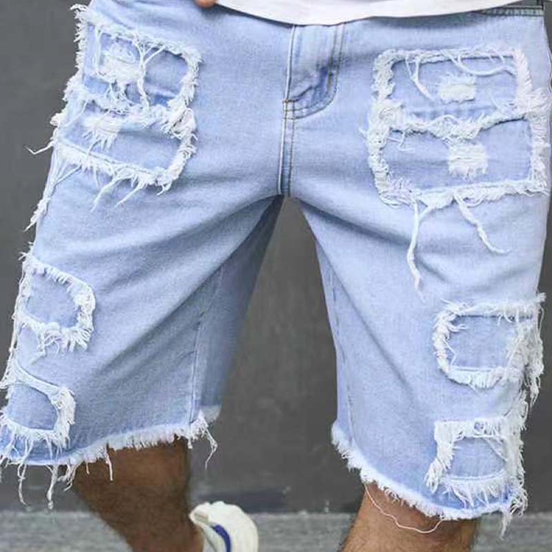 ⏰🔥 ¡Oferta Limitada 50% OFF! 🩳 Shorts Vaqueros Rotos para Hombre – Estilo Urbano y Comodidad de Verano 🌞✨