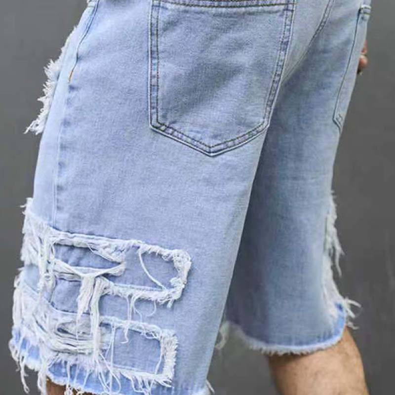 ⏰🔥 ¡Oferta Limitada 50% OFF! 🩳 Shorts Vaqueros Rotos para Hombre – Estilo Urbano y Comodidad de Verano 🌞✨