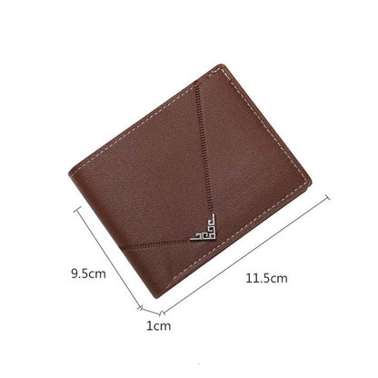 Cartera clásica, fina y práctica para hombre
