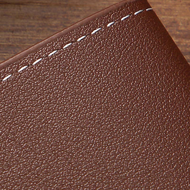 Cartera clásica, fina y práctica para hombre