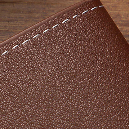 Cartera clásica, fina y práctica para hombre