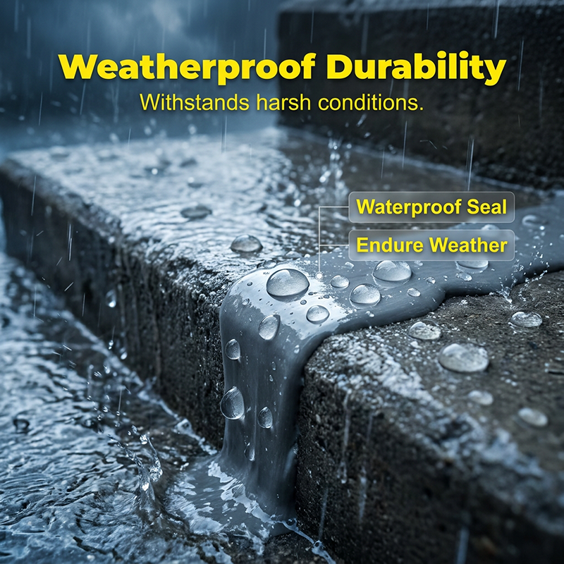 🛠️ Sellador autonivelante para grietas en hormigón – Impermeable y duradero 💧🔒
