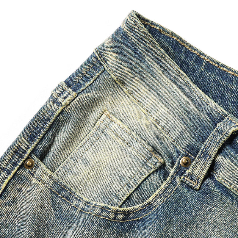 📢📢¡50% DE DESCUENTO!! ⏰ Jeans Acampanados Deshilachados Deconstruidos para Hombre