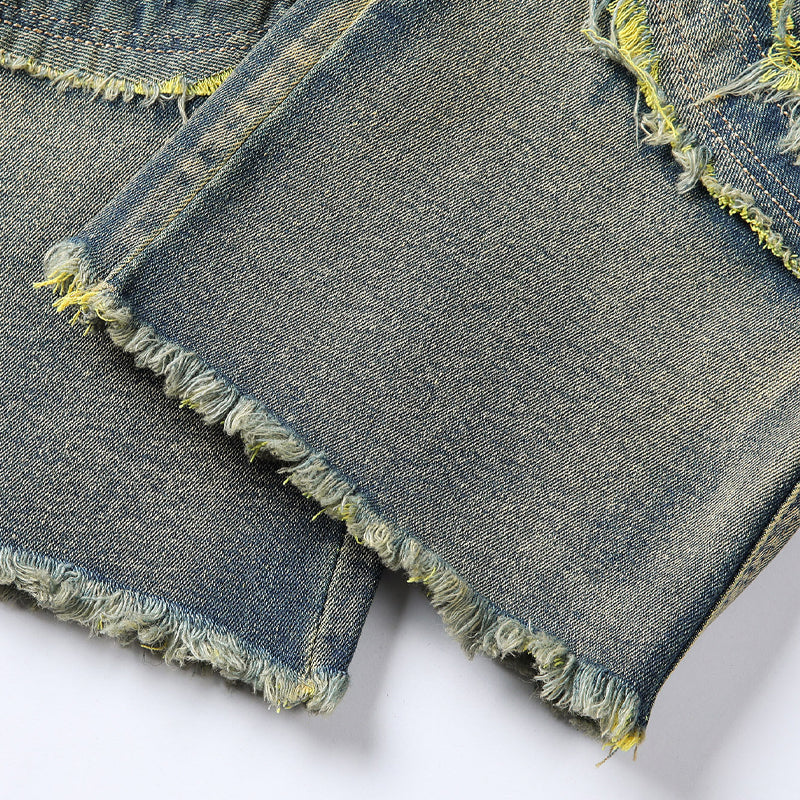 📢📢¡50% DE DESCUENTO!! ⏰ Jeans Acampanados Deshilachados Deconstruidos para Hombre