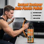 Pulidor de plástico negro multiusos para coches