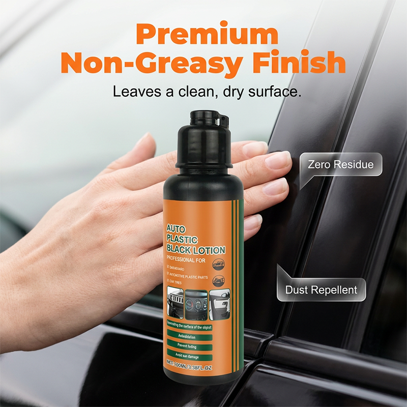 Pulidor de plástico negro multiusos para coches