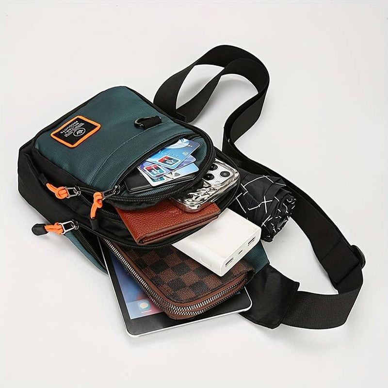 Bolso Bandolera Impermeable con Múltiples Bolsillos