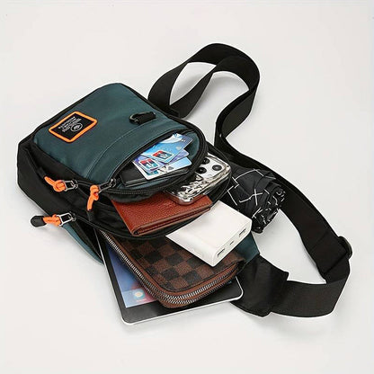 Bolso Bandolera Impermeable con Múltiples Bolsillos
