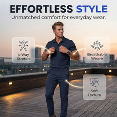 Conjunto de Dos Piezas para Hombre - Traje Casual Ligero