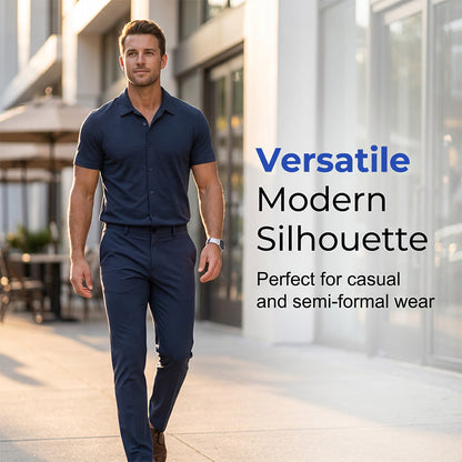 Conjunto de Dos Piezas para Hombre - Traje Casual Ligero