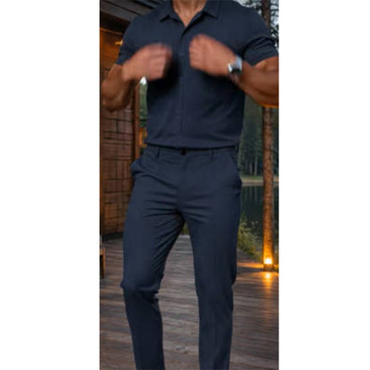 Conjunto de Dos Piezas para Hombre - Traje Casual Ligero