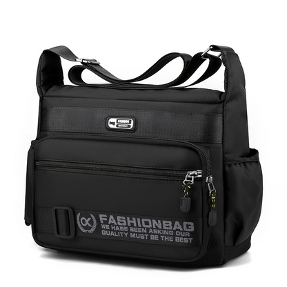 💧👜 Bolso Mensajero Urbano – Resistente al Agua, Multi-Compartmentos y Organización Perfecta para el Trabajo y la Universidad 🏙️💼