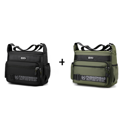 💧👜 Bolso Mensajero Urbano – Resistente al Agua, Multi-Compartmentos y Organización Perfecta para el Trabajo y la Universidad 🏙️💼