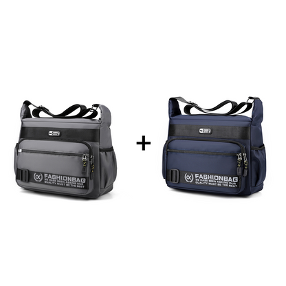 💧👜 Bolso Mensajero Urbano – Resistente al Agua, Multi-Compartmentos y Organización Perfecta para el Trabajo y la Universidad 🏙️💼