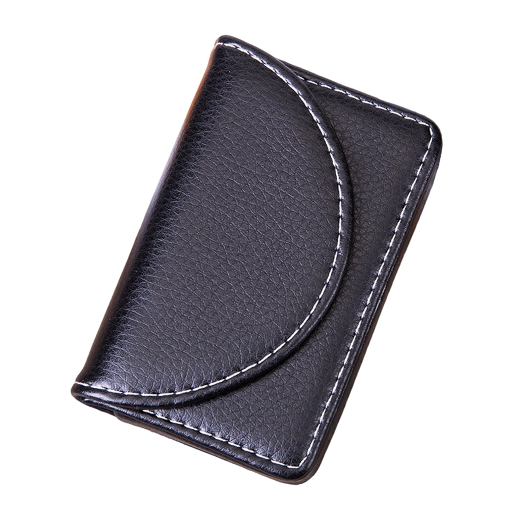 ⏰🔥 ¡OFERTA 50% OFF! 💼✨ Tarjetero de Piel PU Delgado – Acceso Magnético Rápido y Estilo Profesional para Llevar tus Tarjetas Siempre Organizadas