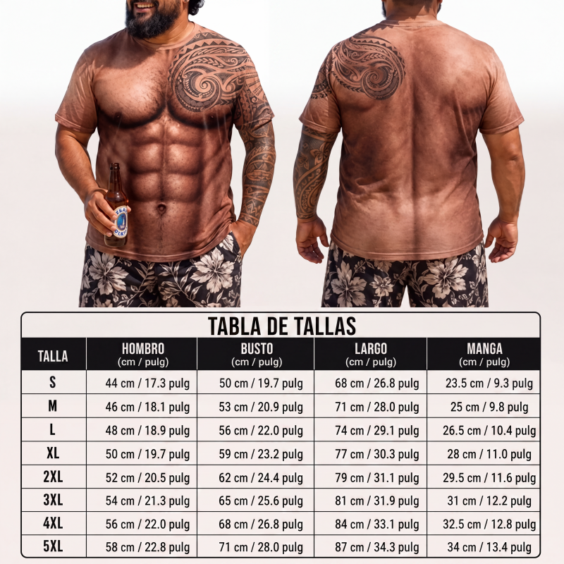📢📢¡50% de descuento! ⏰ Camiseta de manga corta para hombre con estampado divertido de músculos