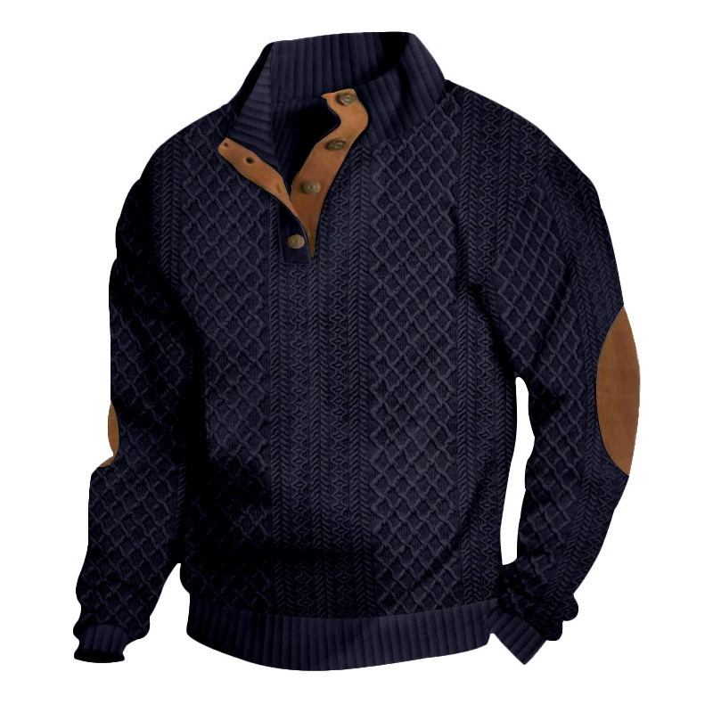 🔥 ESTILO RETRO QUE MARCA LA DIFERENCIA | Sudadera Jacquard para Hombre -50%