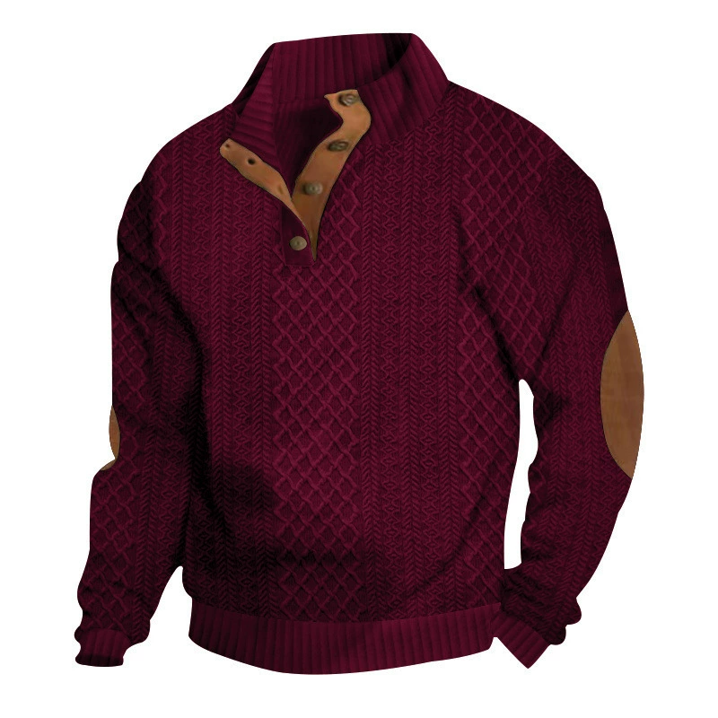 🔥 ESTILO RETRO QUE MARCA LA DIFERENCIA | Sudadera Jacquard para Hombre -50%